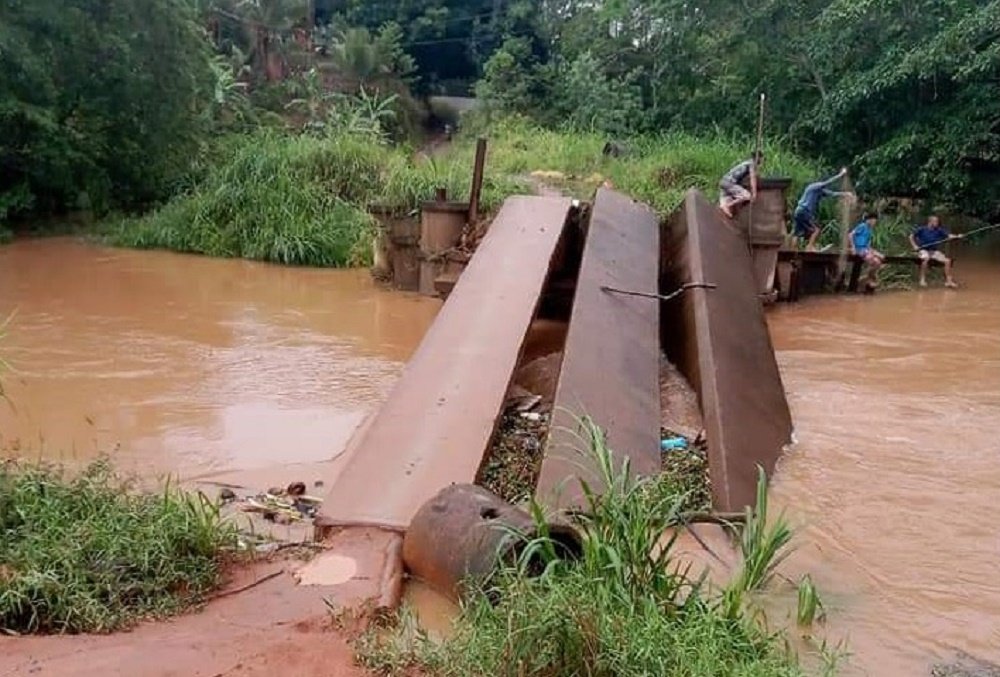 Fundão A ponte caiu e agora Jornal Fatos e Notícias