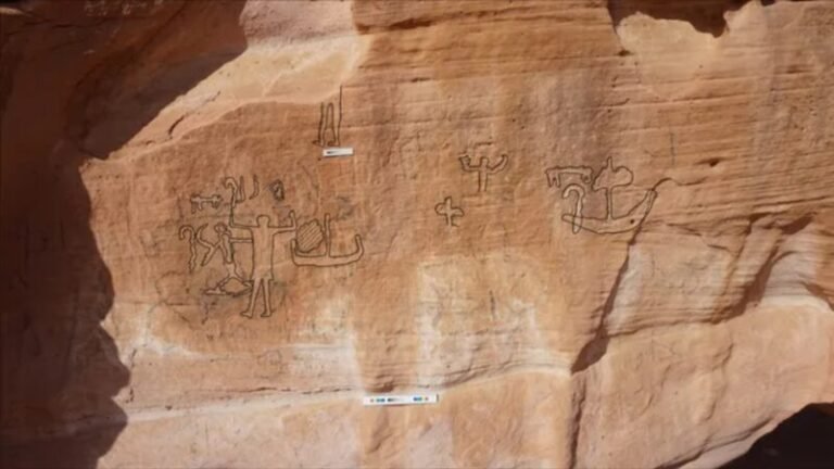 Arqueólogos descobrem arte rupestre de cinco mil anos do antigo Egito