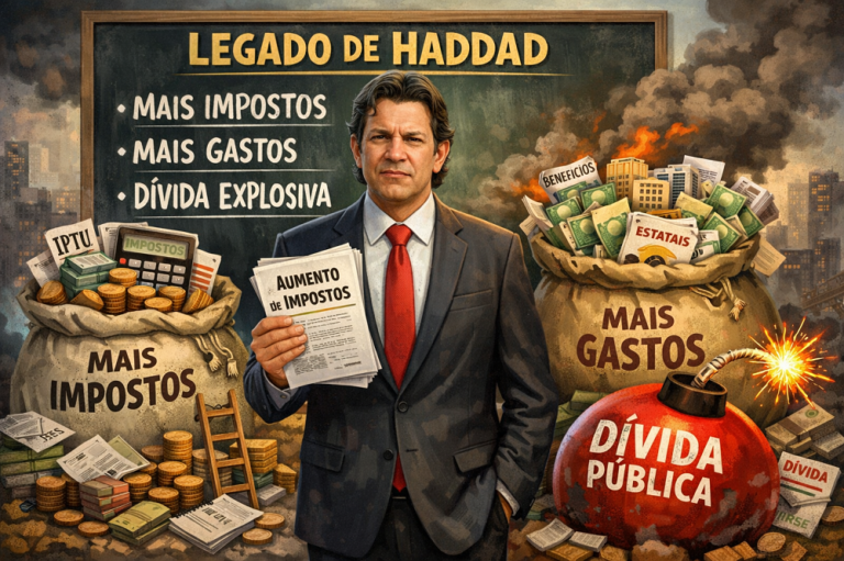 De saída, Haddad deixa legado de mais impostos, mais gastos e dívida explosiva