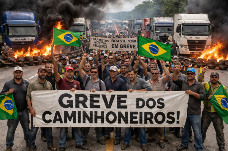 Caminhoneiros de todo o Brasil decidem nesta tarde se entram em greve