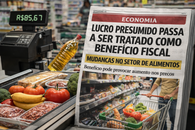 Lucro presumido passa a ser tratado como benefício fiscal