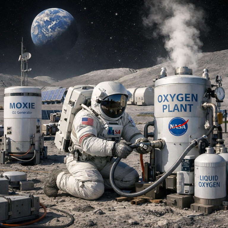 Nasa quer construir fábrica de oxigênio na Lua