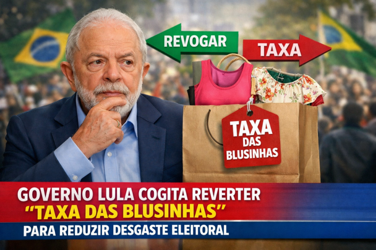 Governo cogita reverter “taxa das blusinhas” para reduzir desgaste eleitoral