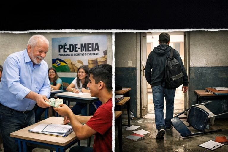 Pé-de-Meia: com bilhões pagos a alunos, governo não consegue frear evasão escolar