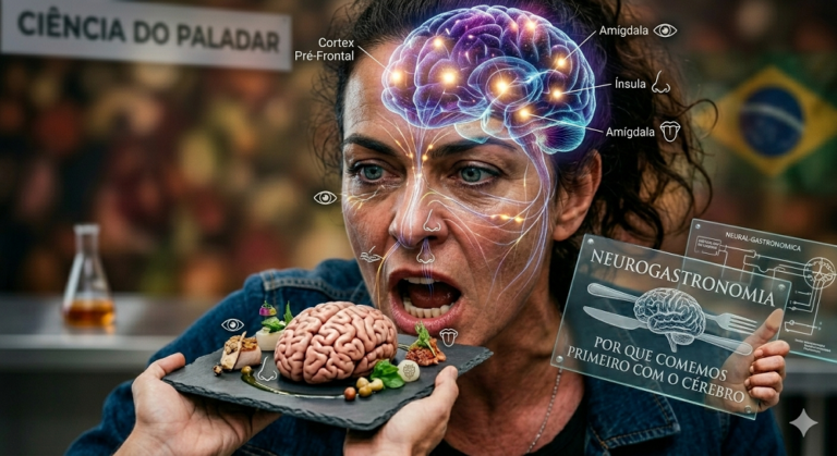 Neurogastronomia, por que comemos primeiro com o cérebro