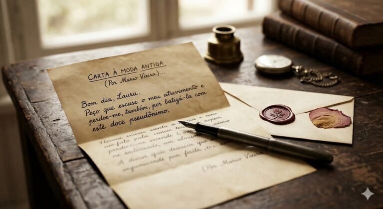 Carta à moda antiga