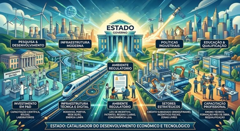 O papel do Estado no impulsionamento de inovações e da indústria