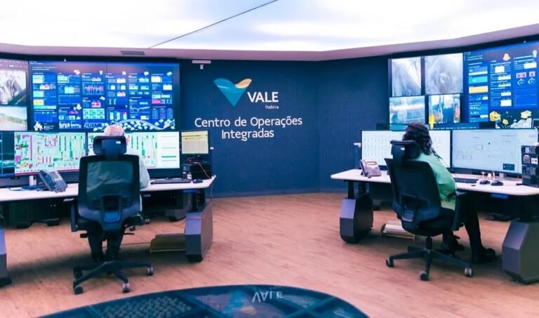 Vale investe R$ 200 milhões em Usina Modelo com IA e aumenta produtividade em 25%