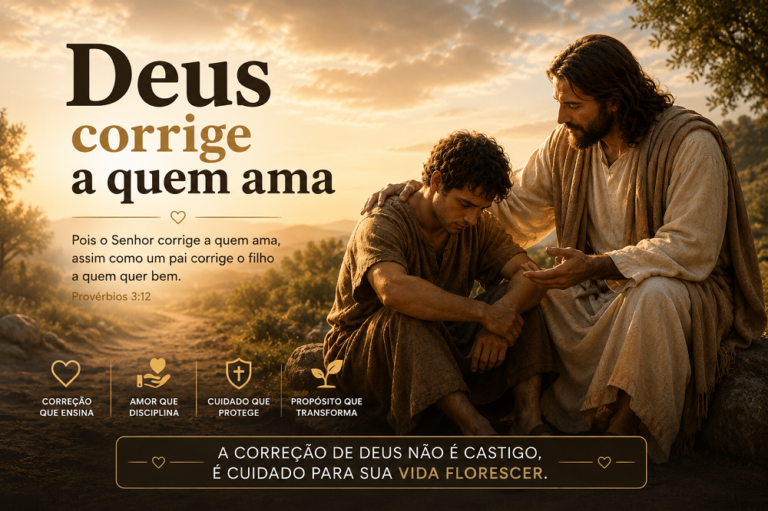 Devocional do Dia — Deus corrige a quem ama