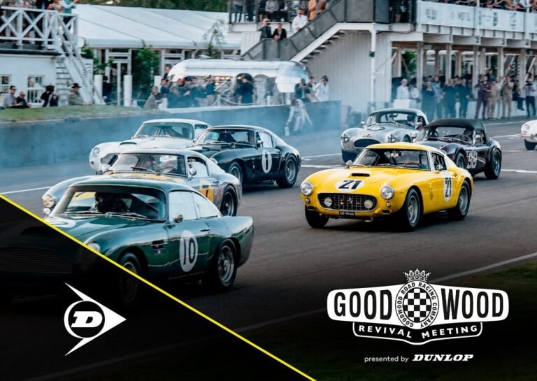 DUNLOP firma parceria com o Goodwood Revival para fortalecer o valor da marca por meio de um dos mais tradicionais eventos de automobilismo histórico do mundo