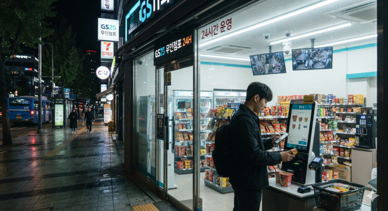 Saiba como lojas 24h funcionam sem atendentes na Coreia do Sul