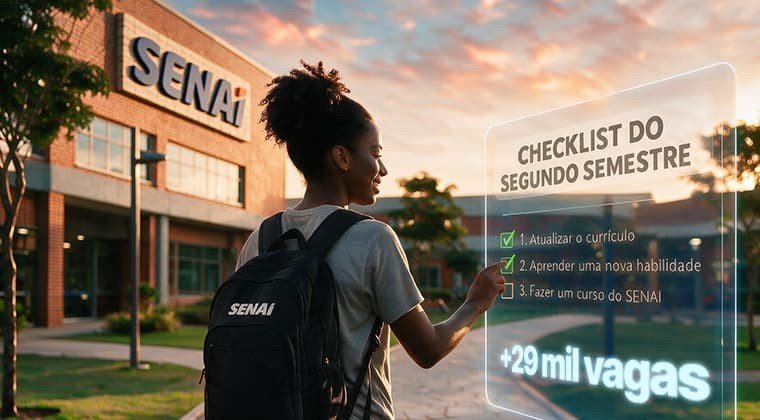 Senai tem mais de 29 mil vagas para quem quer mudar de carreira