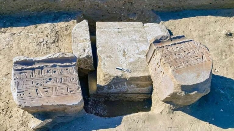 Descoberta de Ramsés II reforça localização da cidade perdida de Mesn no Egito