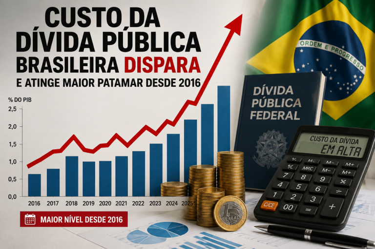 Custo da dívida pública dispara e atinge maior patamar desde 2016