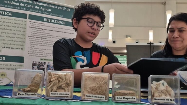Estudante de Macapá desenvolve cápsula ecológica com resíduos de cana-de-açúcar