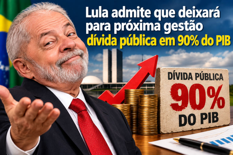 Governo Lula admite que deixará para próxima gestão dívida pública em 90% do PIB