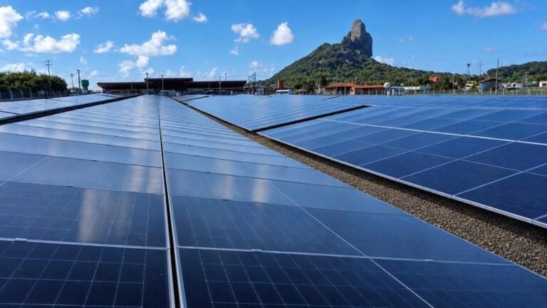Tecnologia de estrutura fixa da Brametal integra nova usina solar de Fernando de Noronha