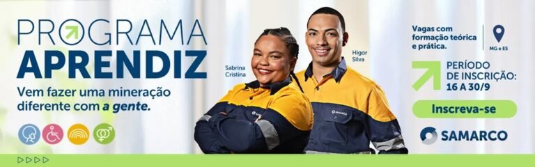 Samarco abre inscrições para o Programa Aprendiz 2027