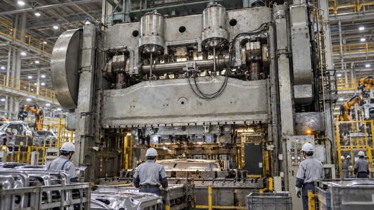 Comprada pela Toyota em 1934, prensa Komatsu de 700 toneladas atravessou mais de 90 anos de produção